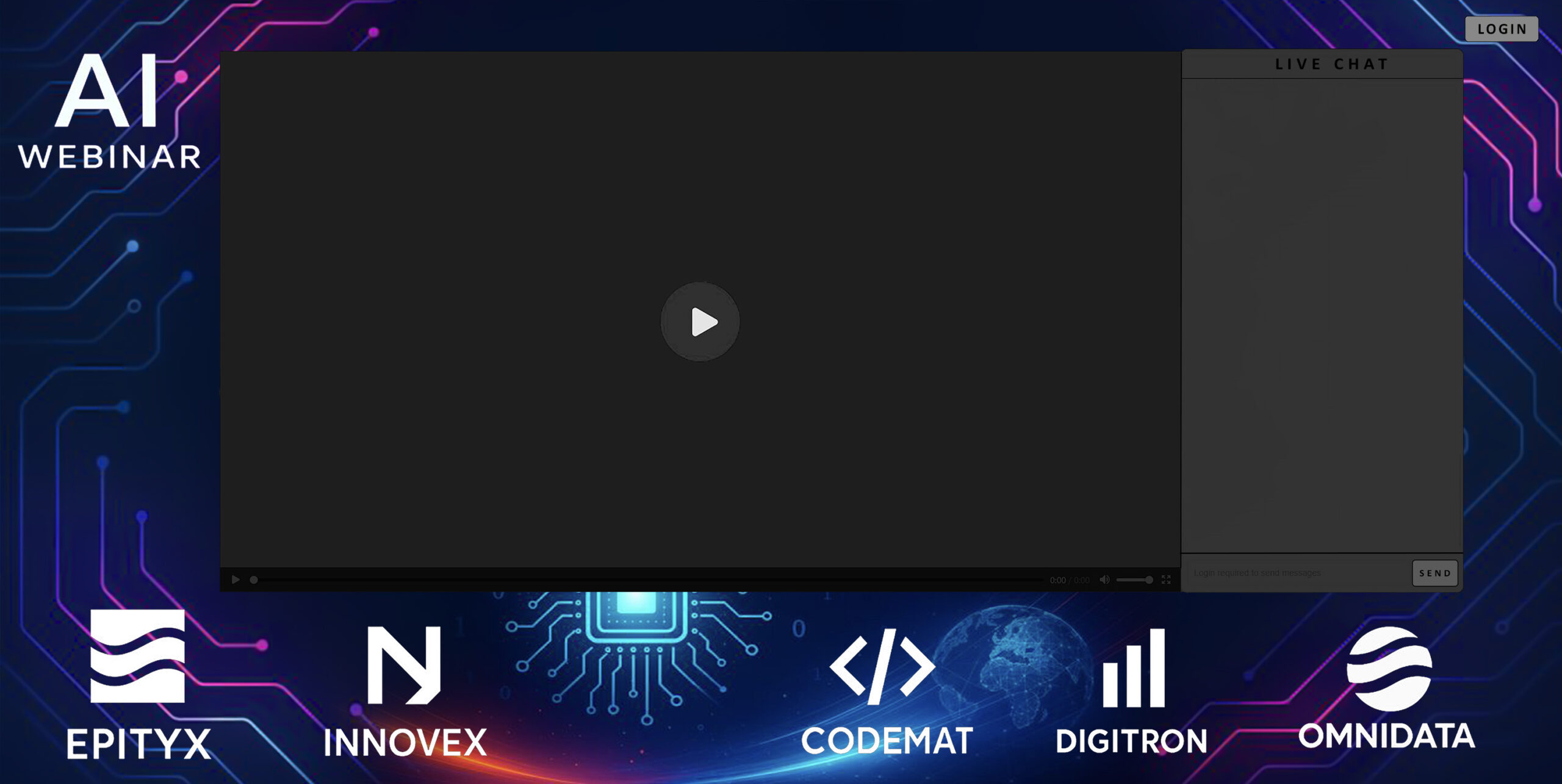 ATF Live Streaming AI Webinar Background