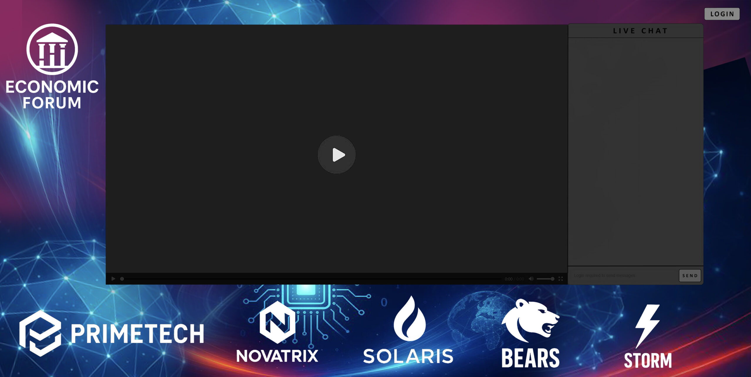 ATF Live Streaming Economic Forum 2 Background