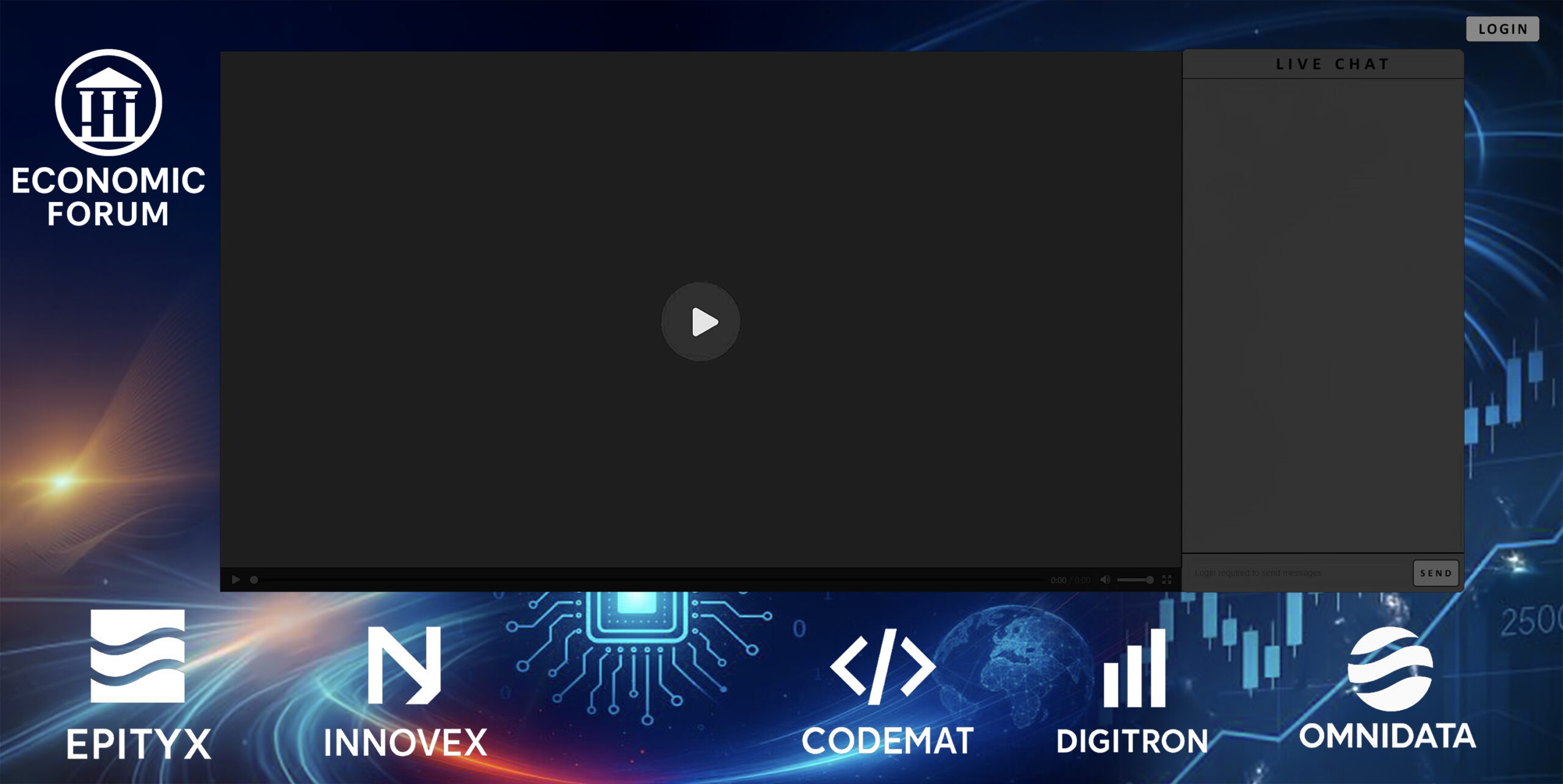 ATF Live Streaming Economic forum Background