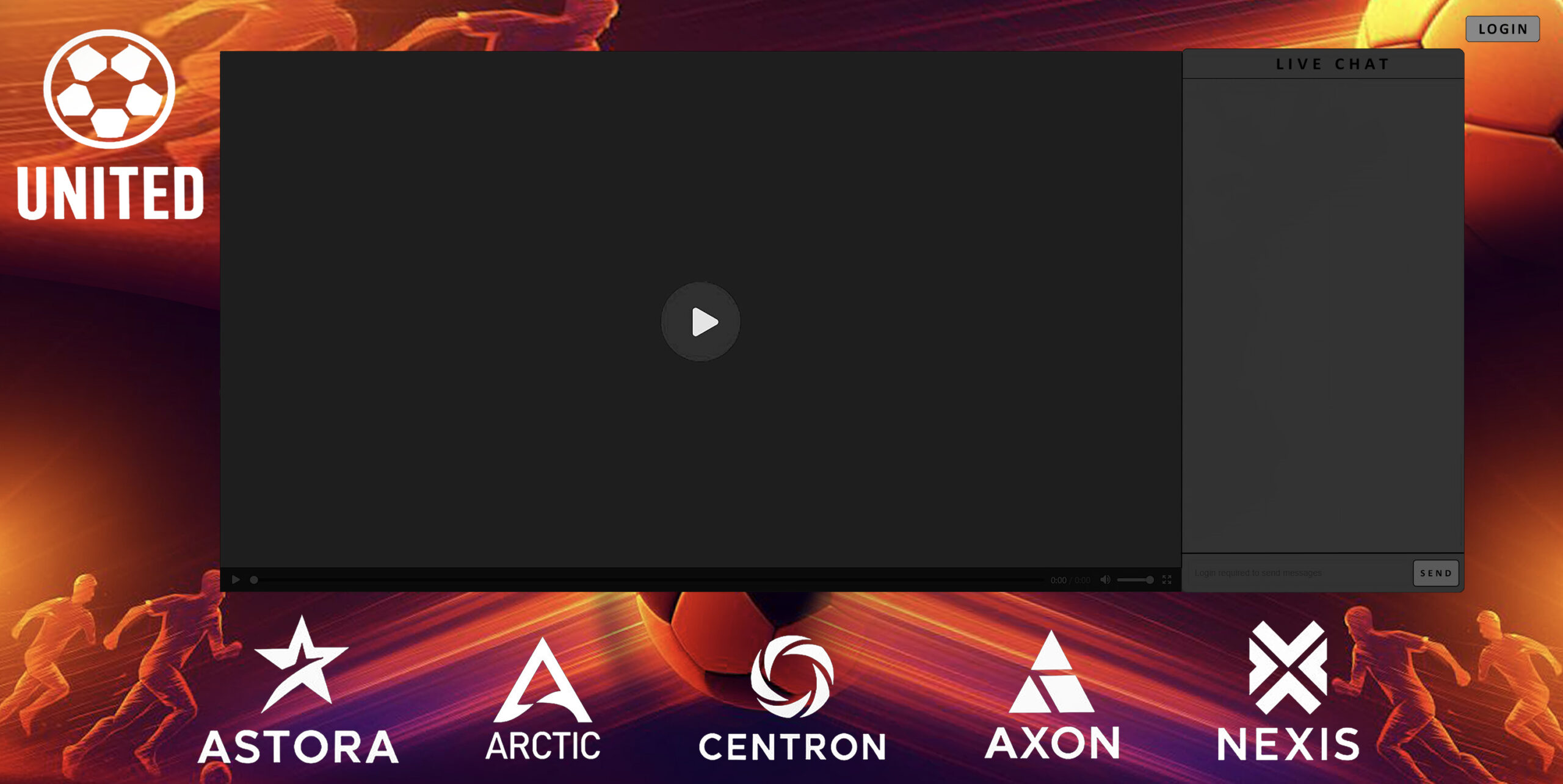 ATF Live Streaming Football Background