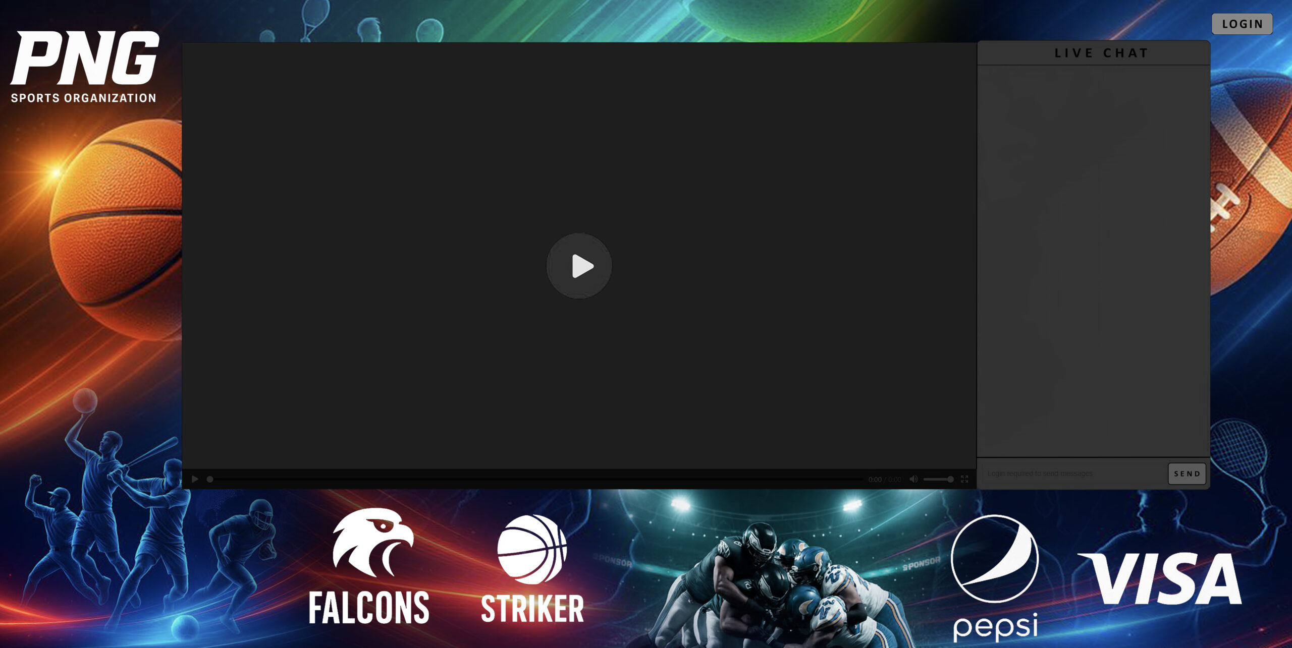 ATF Live Streaming NFL Basket plakat